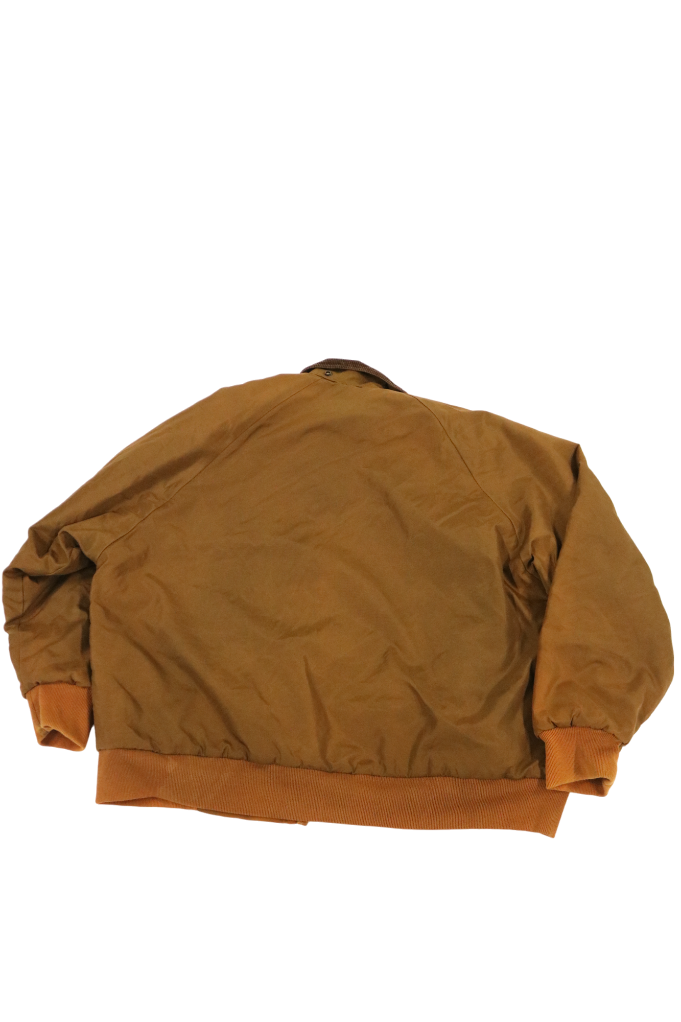 Brown distressed bomber jacket