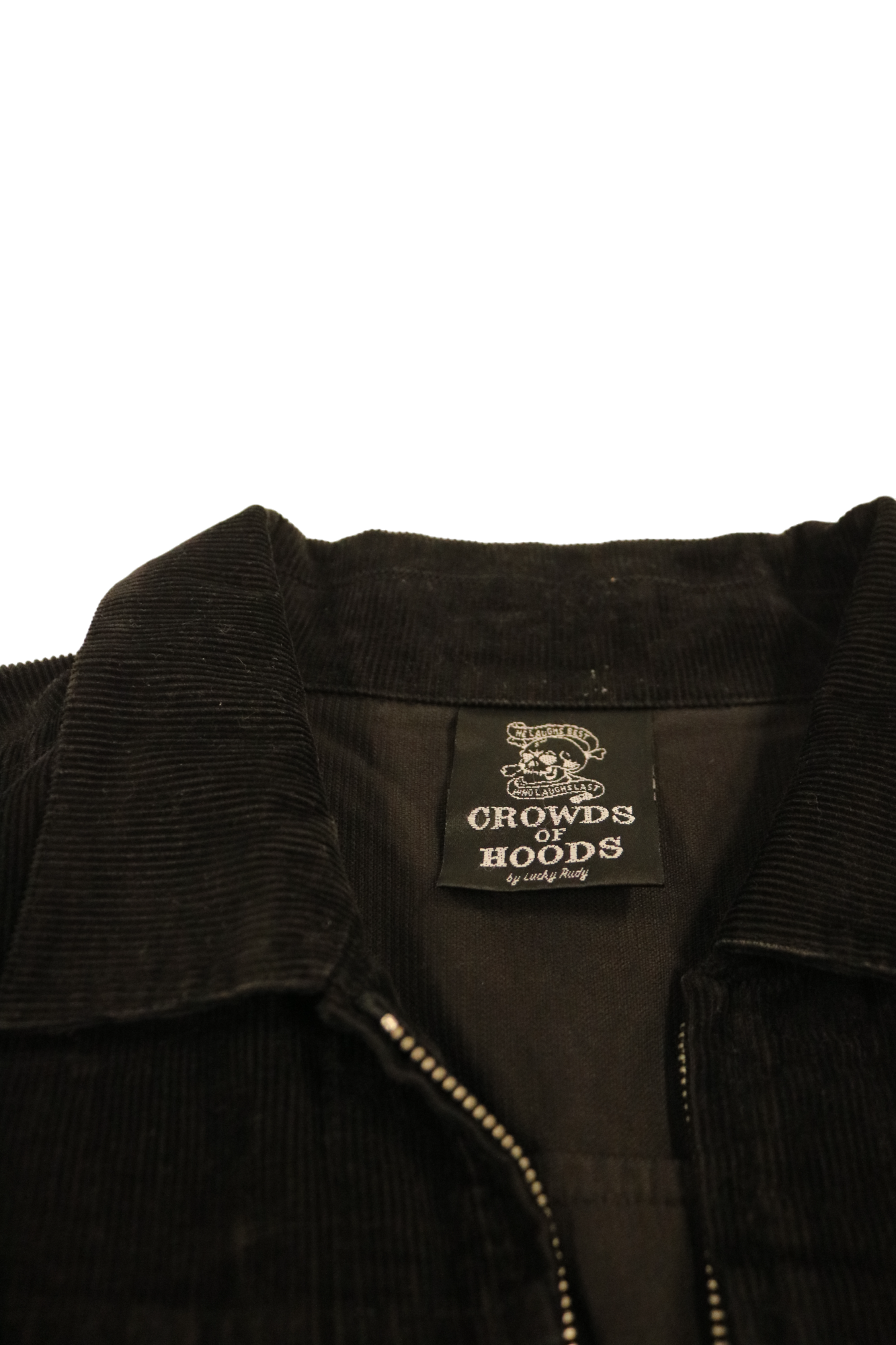 Crown of Hoods black corduroy jacket