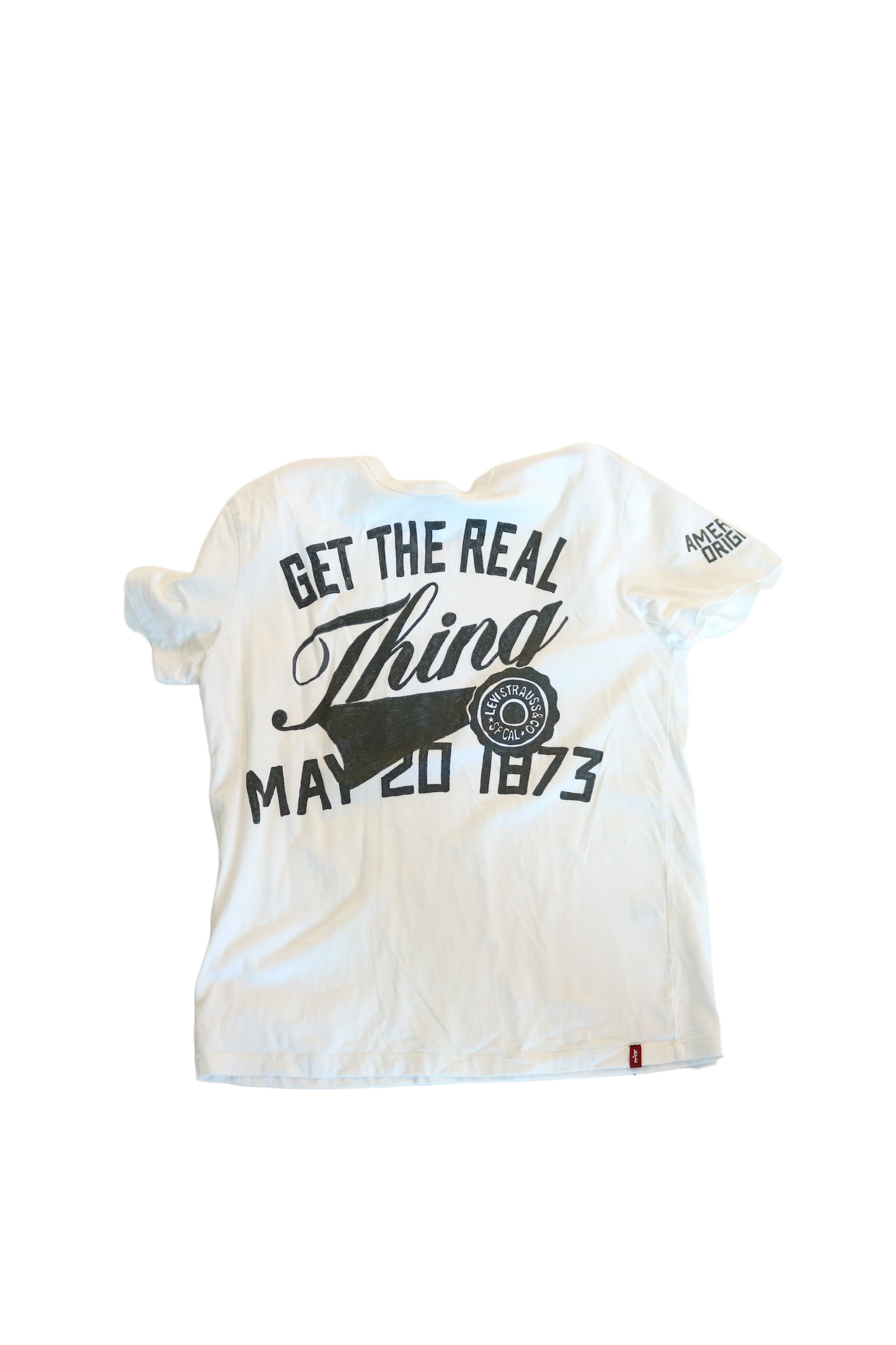 Levi's Red Tab Tops white graphic tee