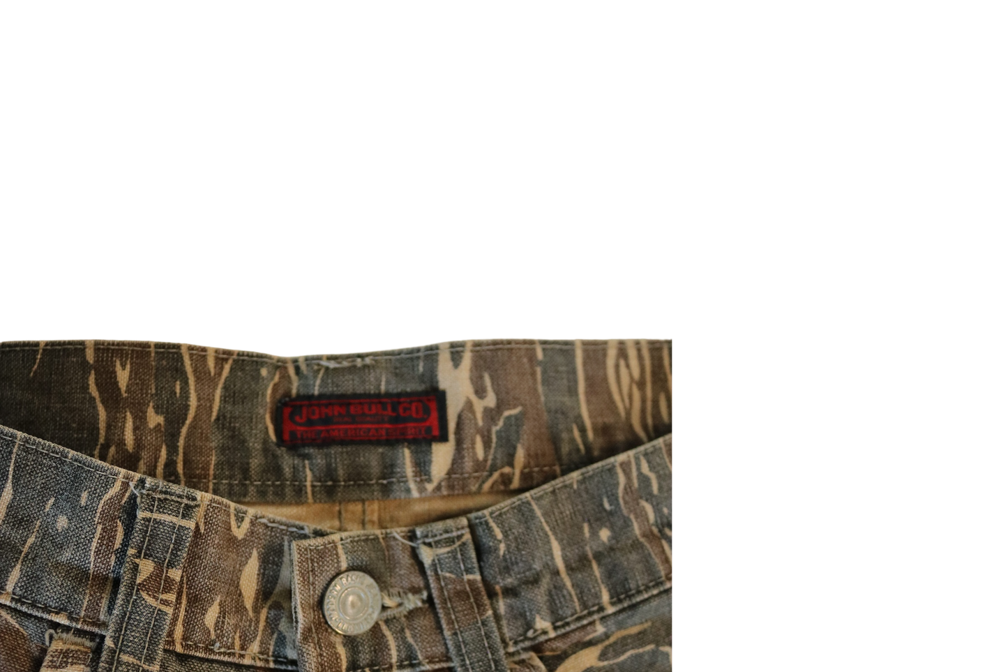 John Bull co. camo straight cut jeans