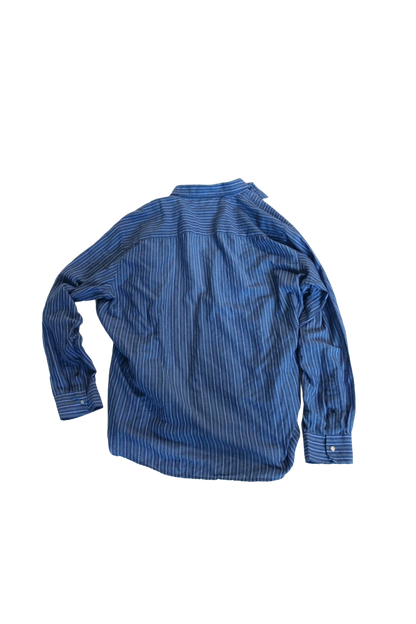 Haband blue striped button up