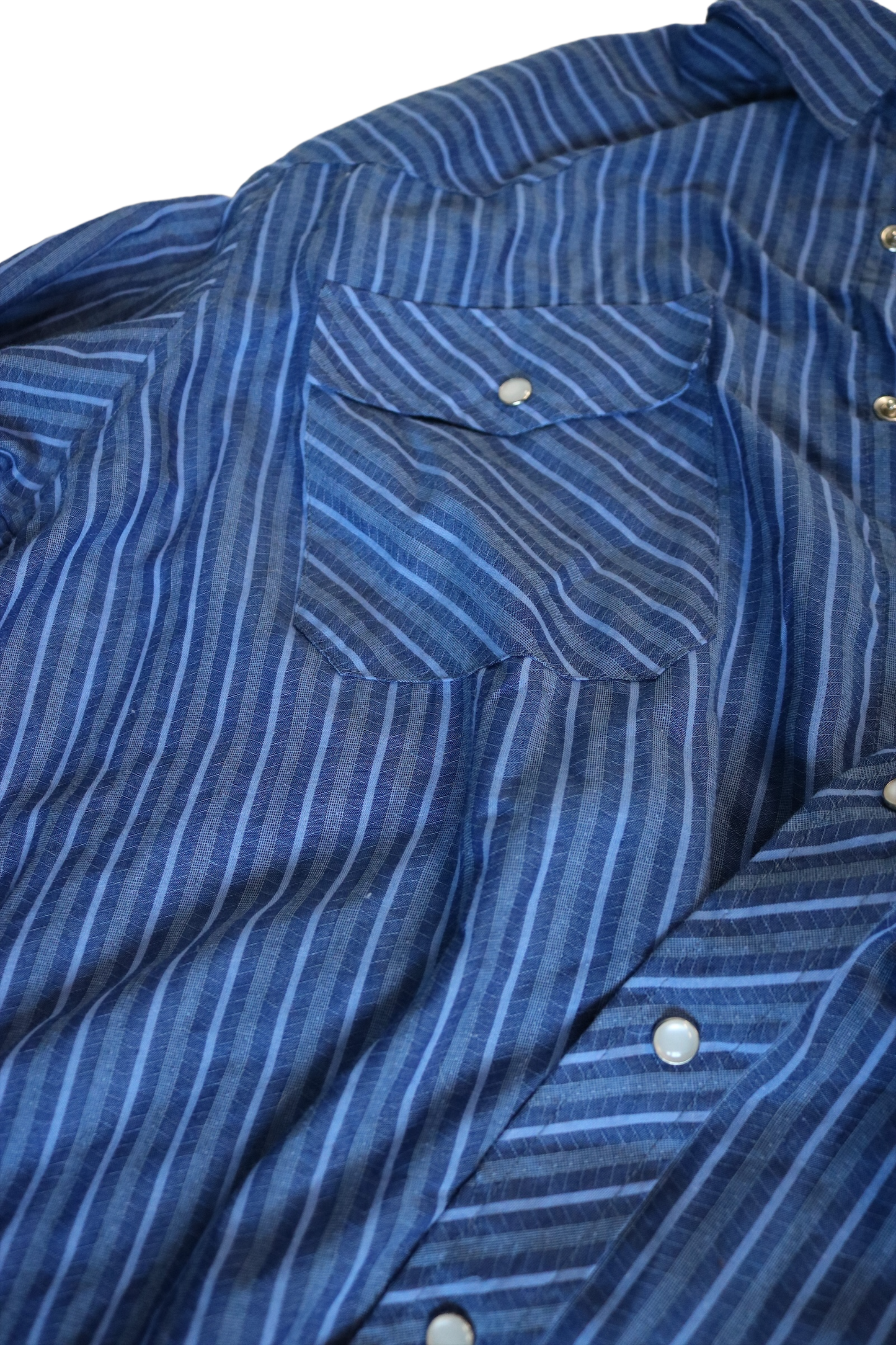 Haband blue striped button up